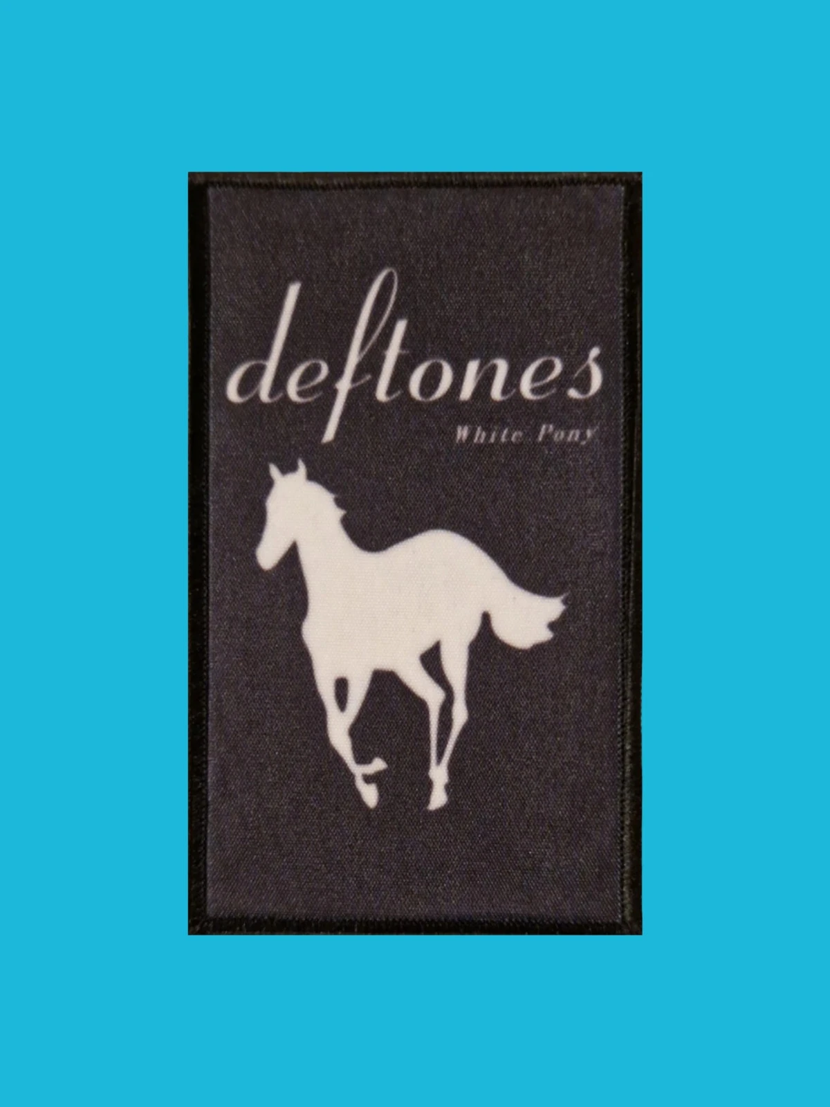 Patch Deftones - White Pony - Imprimé - Rectangle de 6 x 10 centimètres